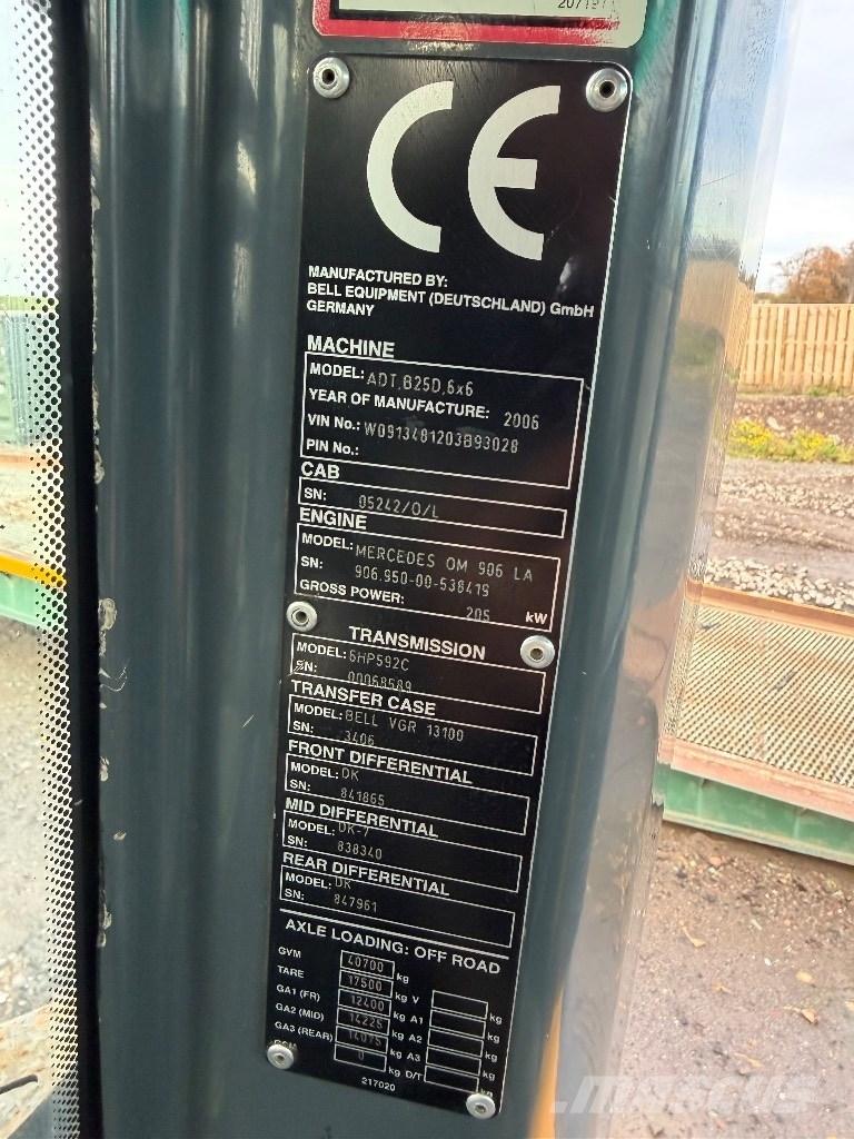 Bell B 25 D Dumpperit