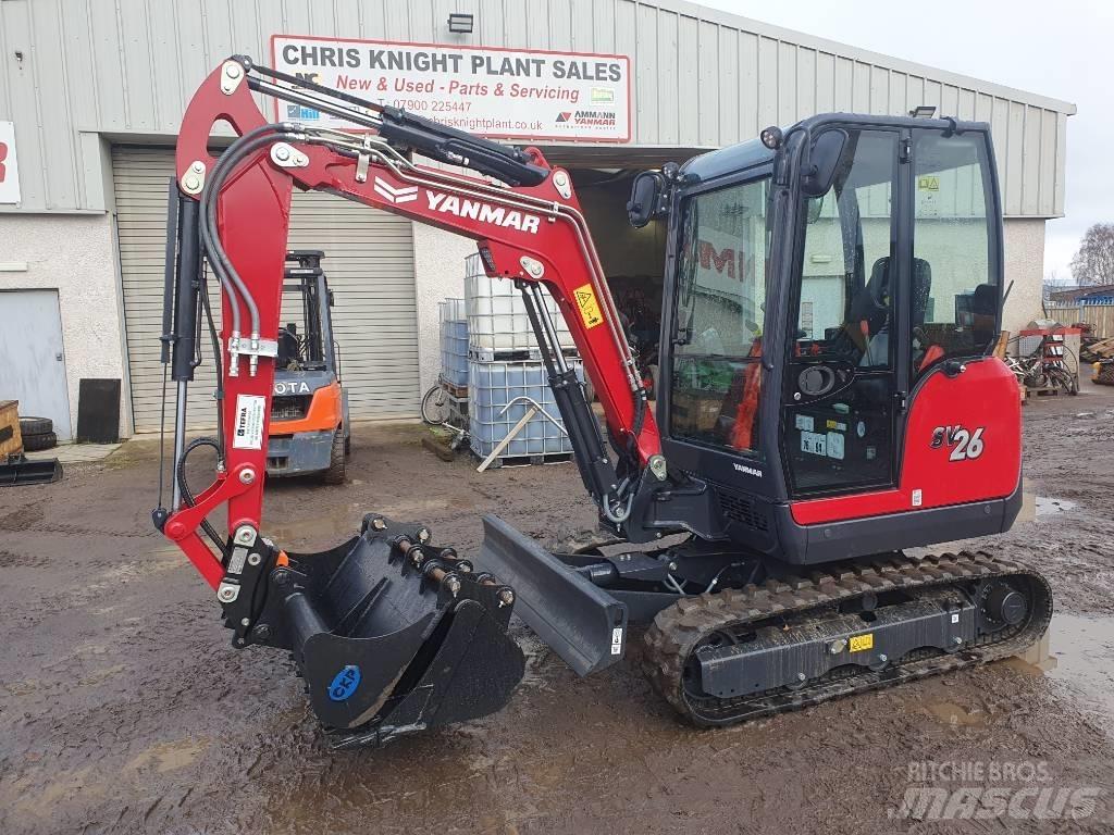 Yanmar SV26 Minikaivukoneet < 7t