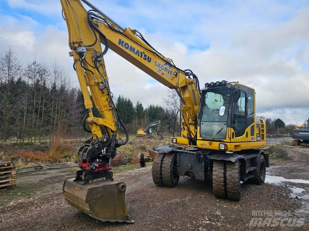 Komatsu PW148-8 Pyöräkaivukoneet