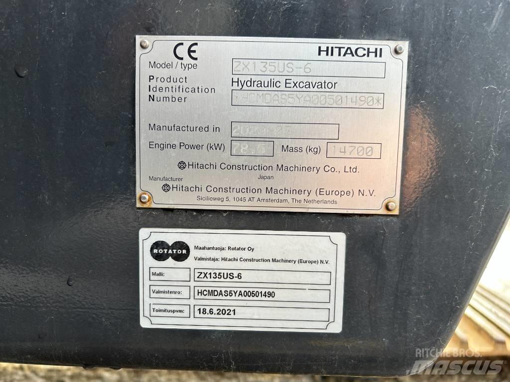 Hitachi ZX 135 US-6 Telakaivukoneet