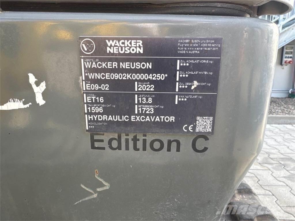 Wacker Neuson ET16 Telakaivukoneet