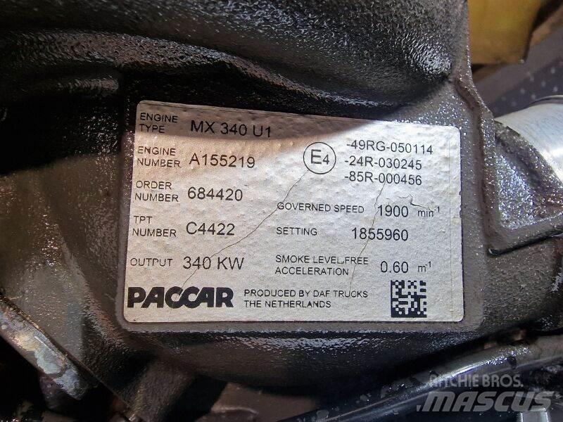 Paccar MX340U1 Moottorit