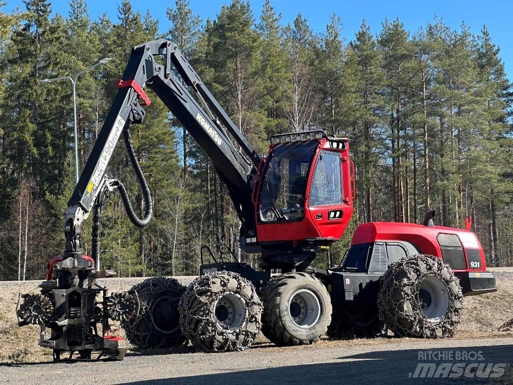 Komatsu 931 Harvesterit