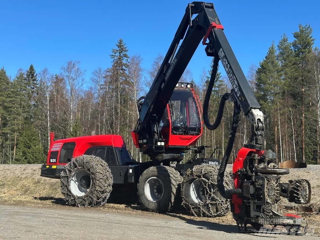 Komatsu 931 Harvesterit