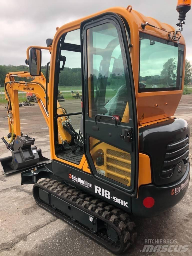 Hyundai R18 - 9AK Minikaivukoneet < 7t