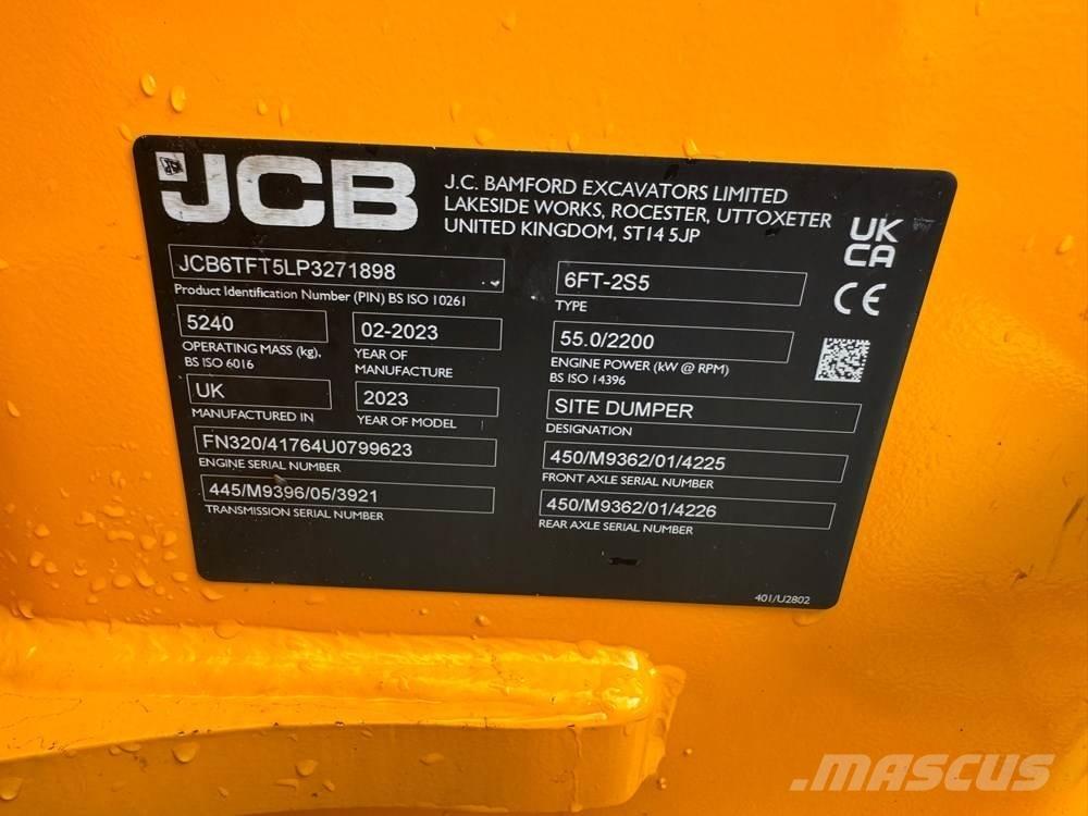 JCB 6T-2FT Minidumpperit