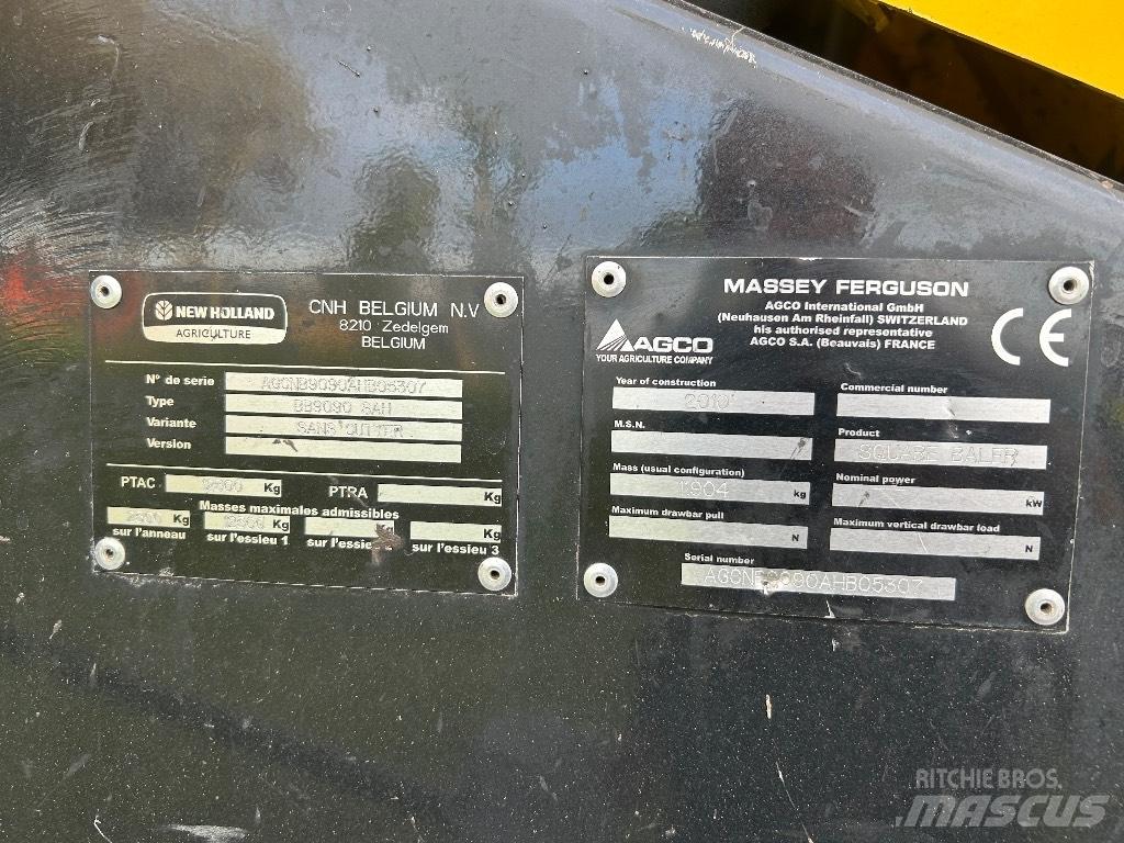 New Holland BB 9090 Kanttipaalaimet