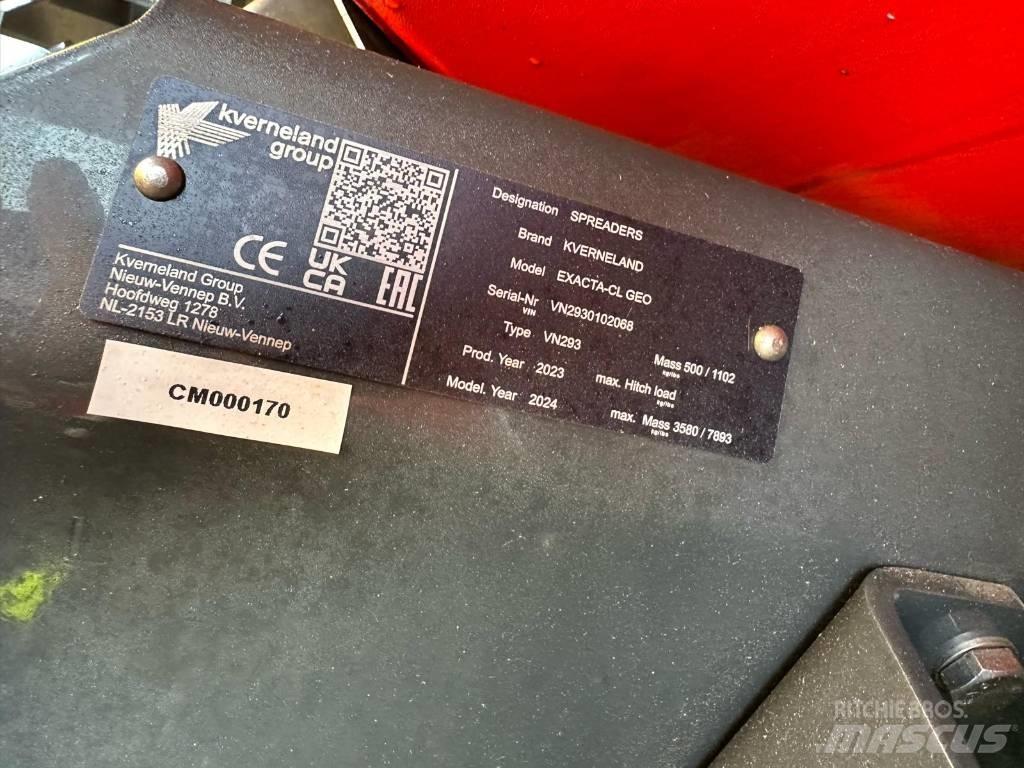Kverneland CL 1300 Lannoitteenlevittimet