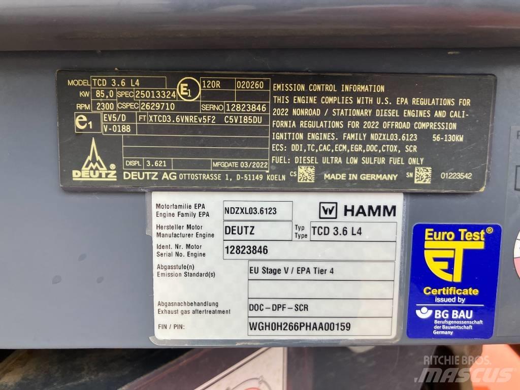 Hamm H12i Tiivistyskoneet