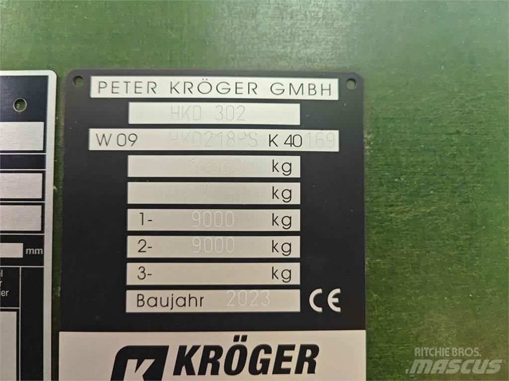 Kröger HKD 302 Sora- ja kippiperävaunut