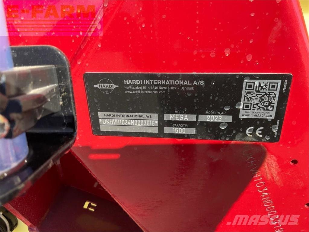 Hardi Mega 1500 Hinattavat ruiskut