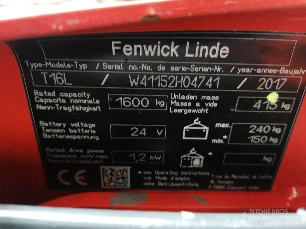 Linde T16L Lavansiirtotrukit