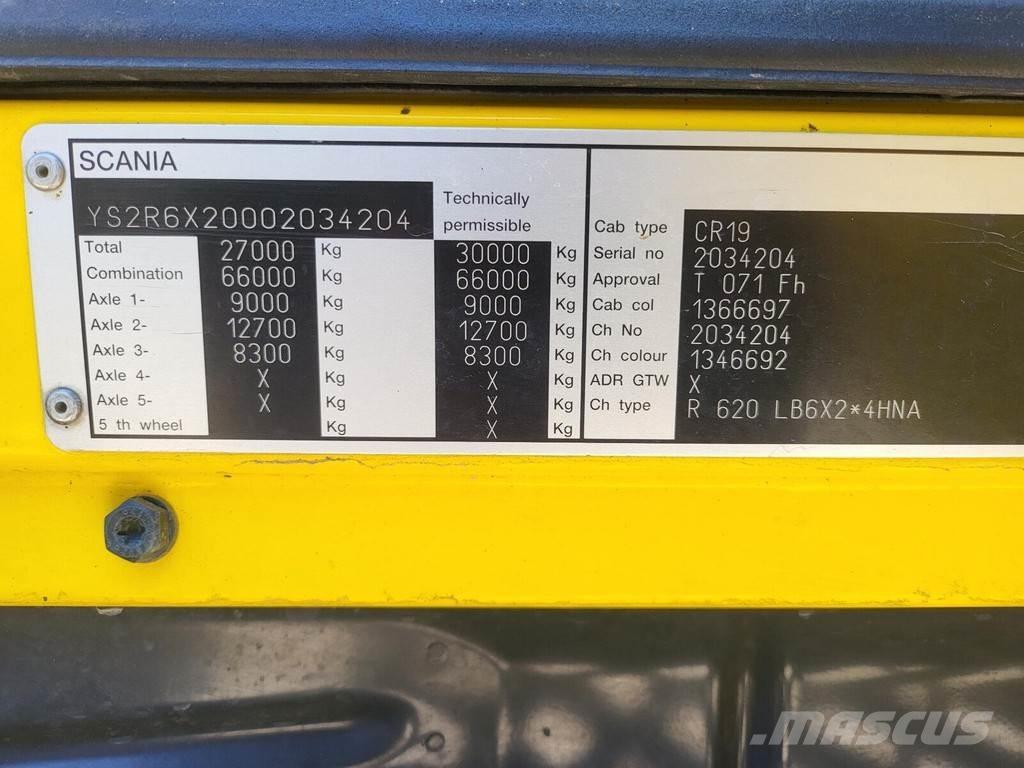 Scania R620 6X2*4 Sora- ja kippiautot