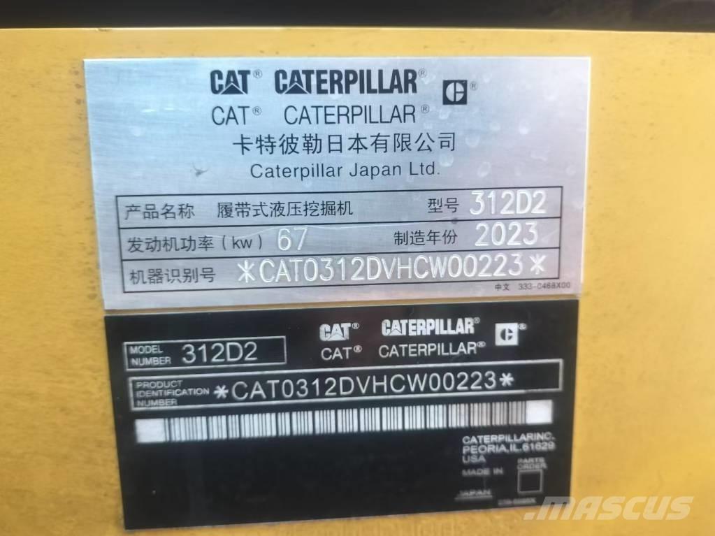 CAT 312 D Telakaivukoneet