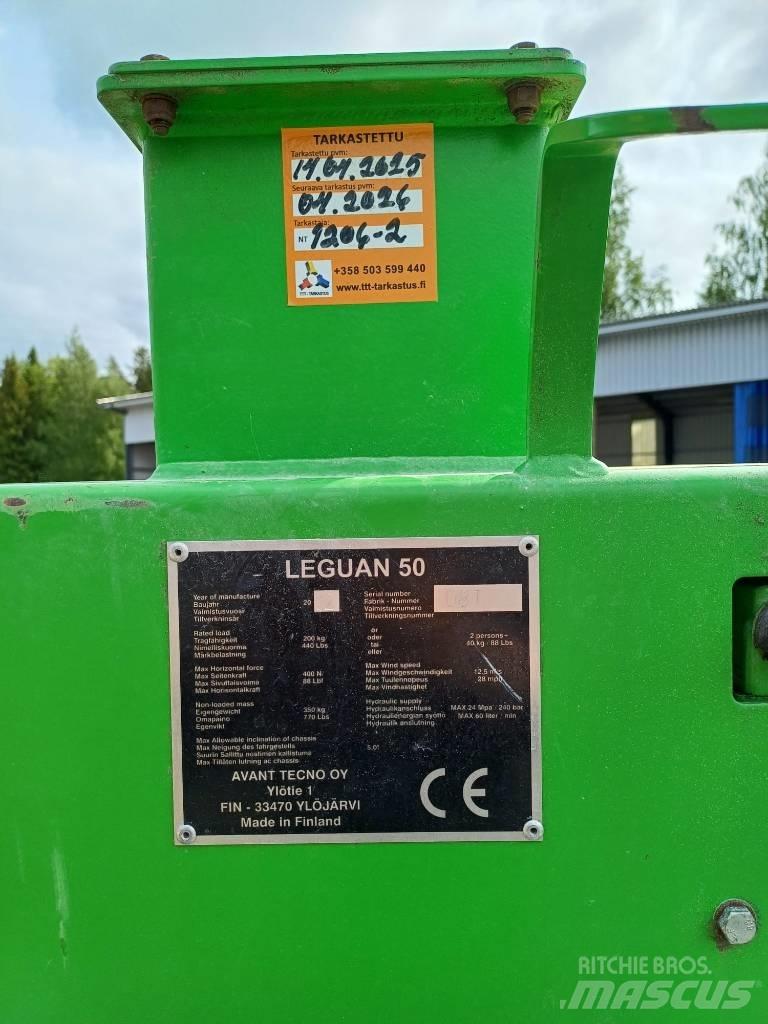 Avant Leguan 50 Henkilönostimet ja nostolaitteet