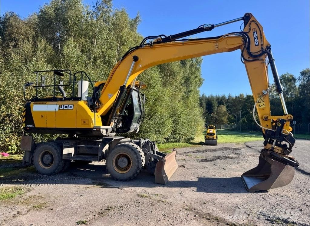 JCB JS 160 W Pyöräkaivukoneet