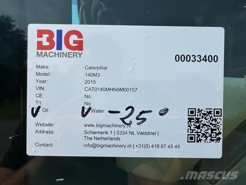 CAT 140M3 Tiehöylät