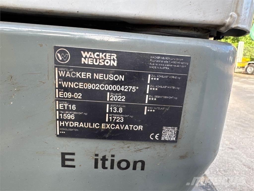 Wacker Neuson ET16 Telakaivukoneet