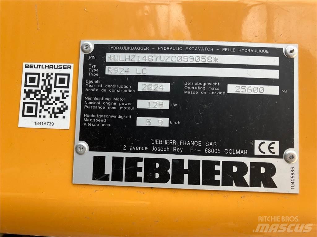 Liebherr R924 Telakaivukoneet