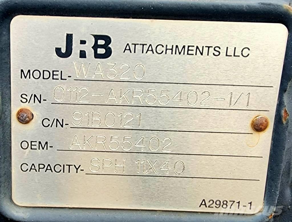 JRB Snow Plow WA320 Muut