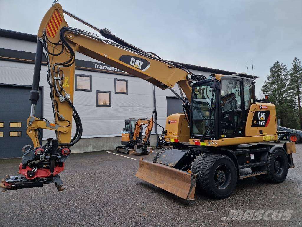 CAT M 315 F Pyöräkaivukoneet