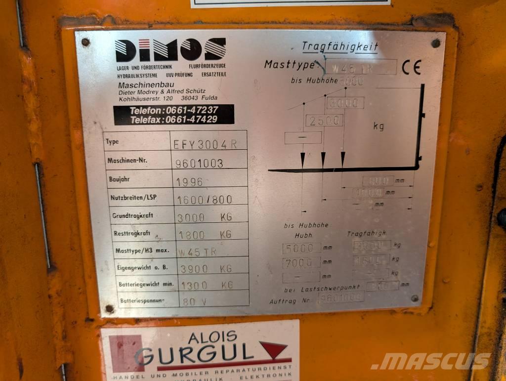 Dimos EFY3004-R Sähkötrukit