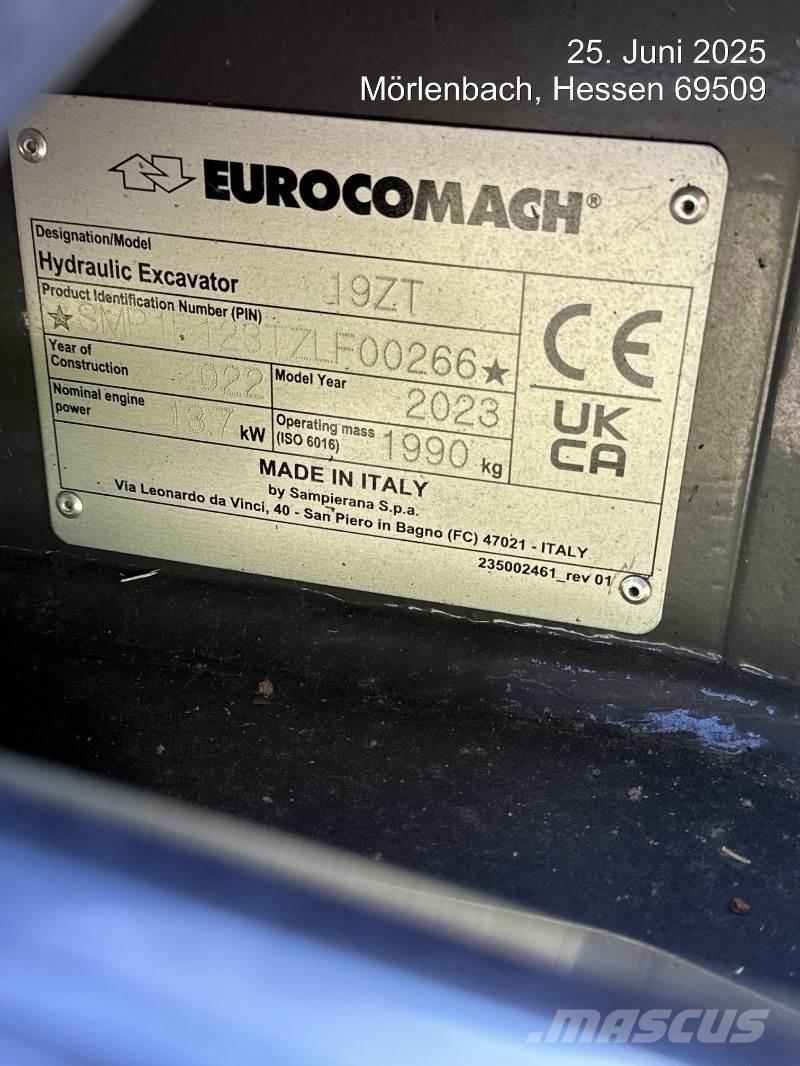 Eurocomach 19ZT Minikaivukoneet < 7t