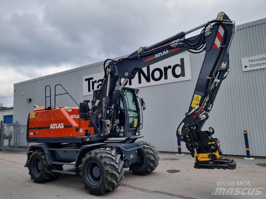 Atlas 185W blue Pyöräkaivukoneet
