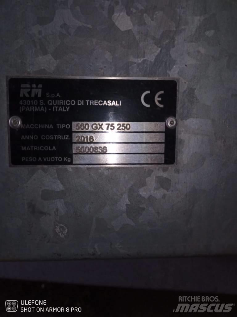  RM 580GX75 250 Sadetus- ja kastelulaitteet