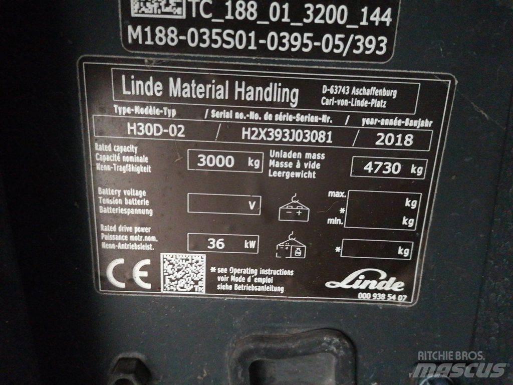 Linde H30D-02 Dieseltrukit