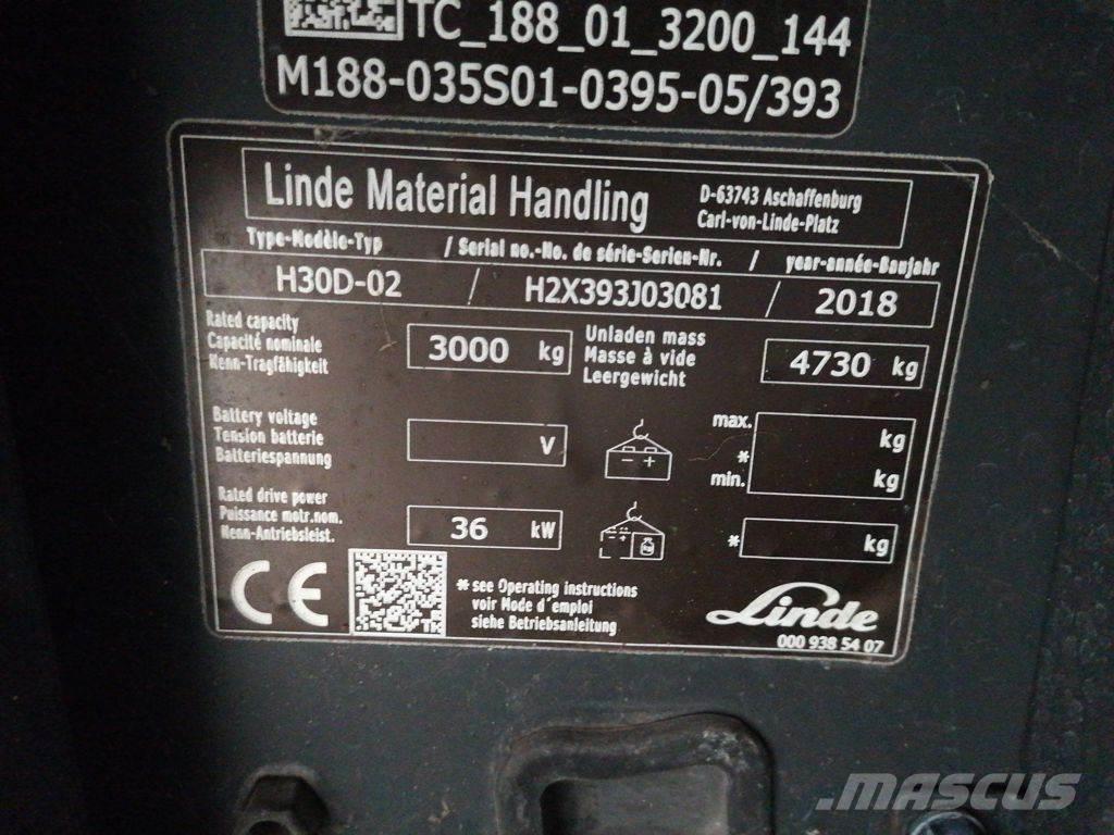 Linde H30D-02 Dieseltrukit