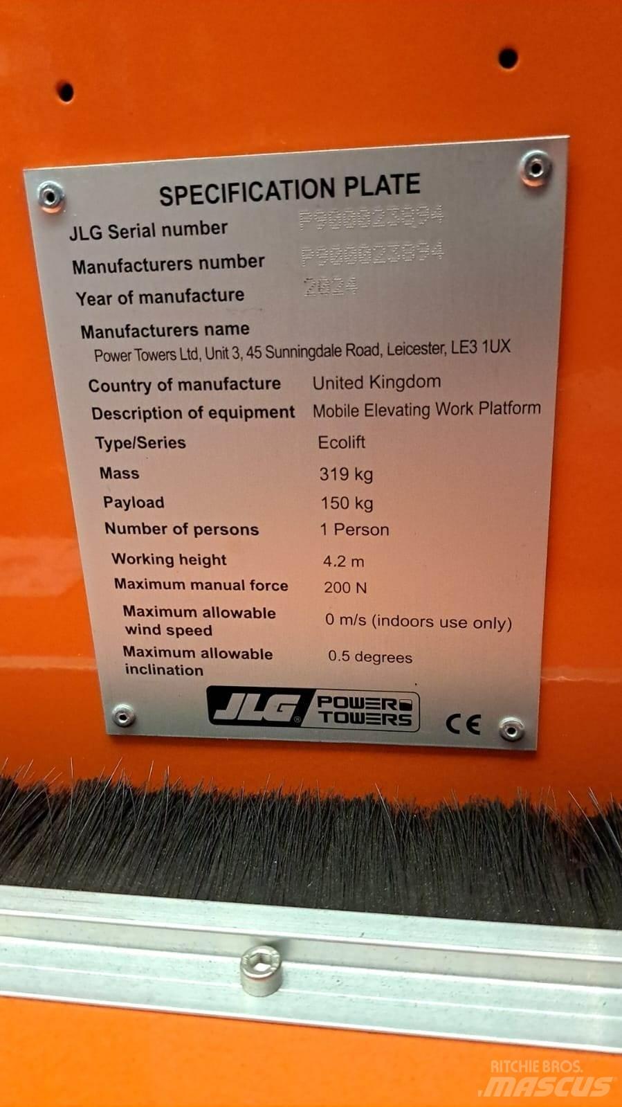 JLG Ecolift2.2 Muut henkilönosturit