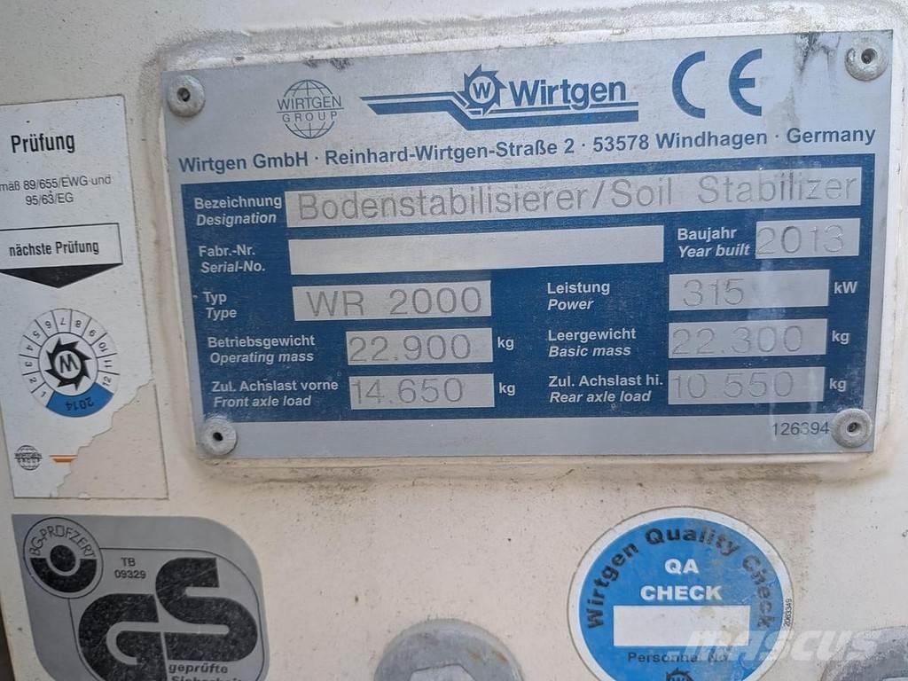 Wirtgen WR2000 Asfaltin uusiokäyttölaitteet