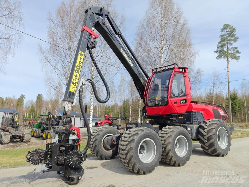 Komatsu 911 Harvesterit