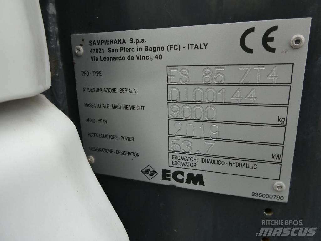 ECM ES 85 ZT4 Midikaivukoneet 7t - 12t