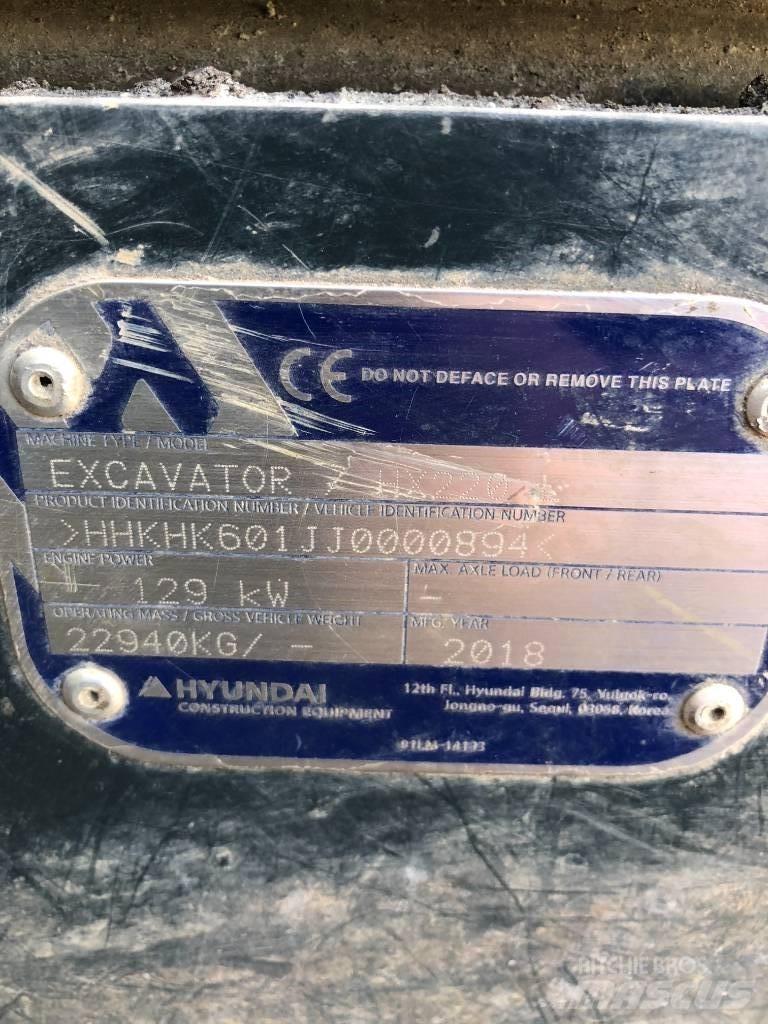 Hyundai HX 220 L Telakaivukoneet