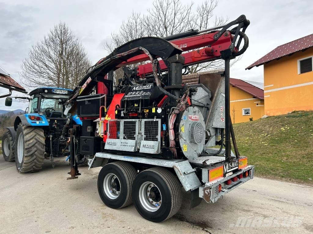 Mus-Max 8XL Pilkekoneet, klapikoneet, hakkurit ja sirkkelit