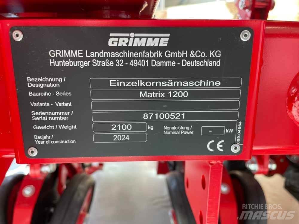 Grimme MATRIX 1200 Muut maatalouskoneet