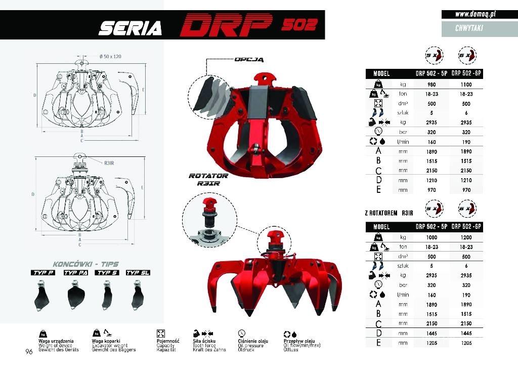  DEMOQ DRP300-5P Asfaltti- ja betonileikkurit