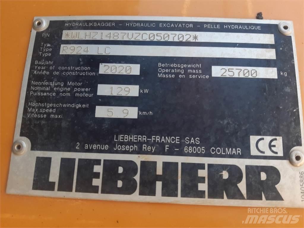 Liebherr R924 Telakaivukoneet