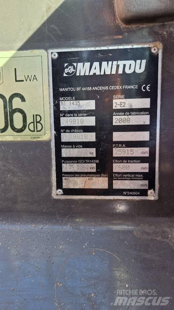 Manitou MT 1435 HSL Kurottajat