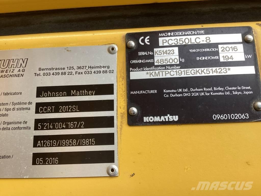 Komatsu PC 350 LC-8 Purkukoneet