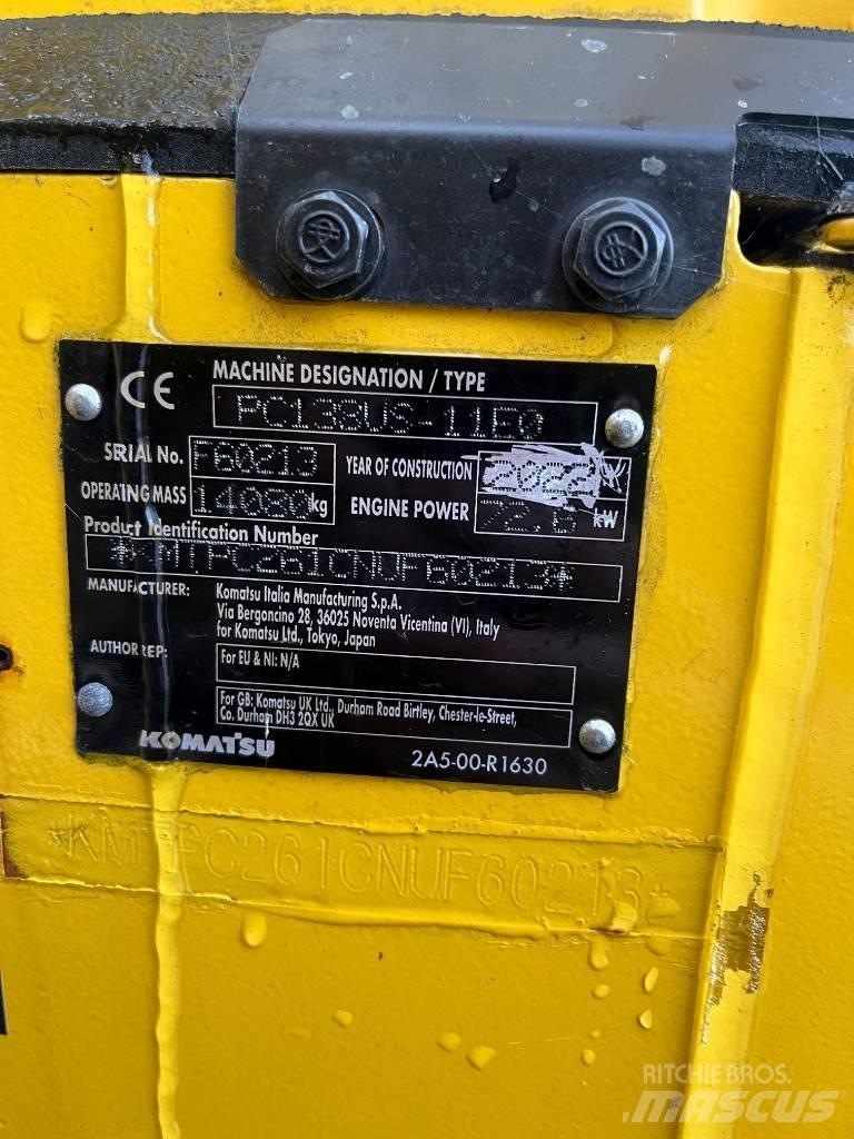 Komatsu PC138US-11 Telakaivukoneet