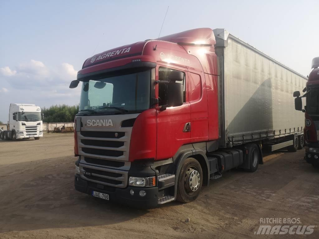 Scania R410 mega Vetopöytäautot