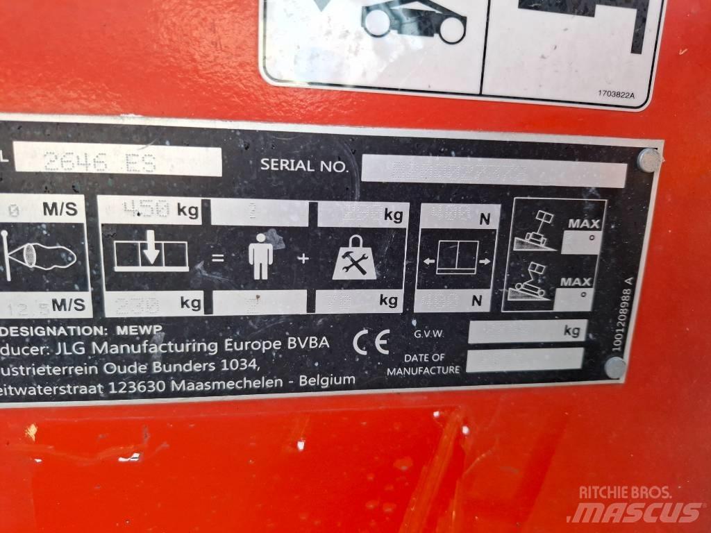 JLG 2646 ES Saksilavat