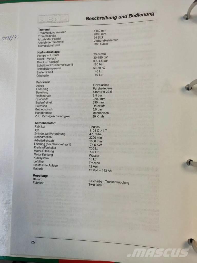 JENZ MU 2000D Jätteen silppurit