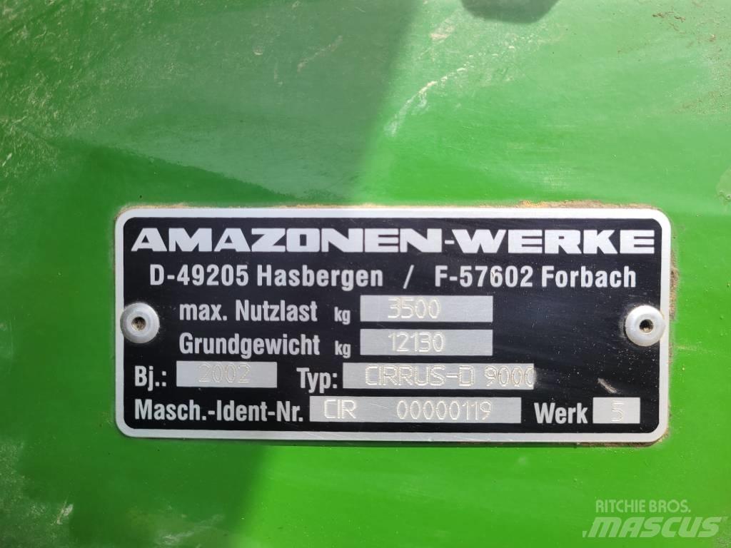 Amazone Cirrus 9000 Kylvölannoittimet