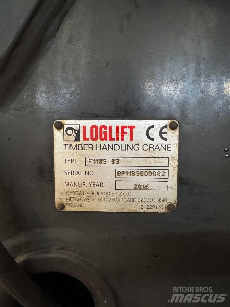 Loglift 118 S T Puutavaranosturit