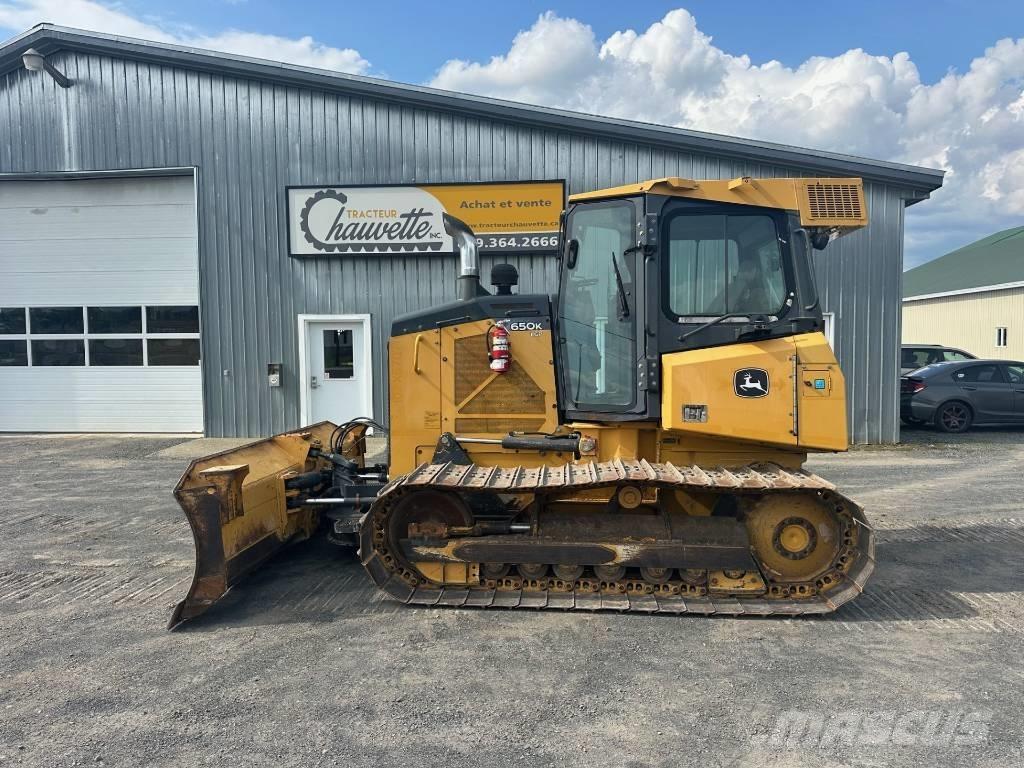 John Deere 650 KLGP Telaketjupuskutraktorit