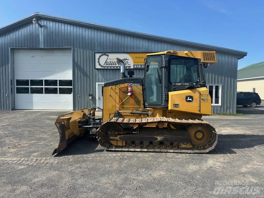 John Deere 650 KLGP Telaketjupuskutraktorit